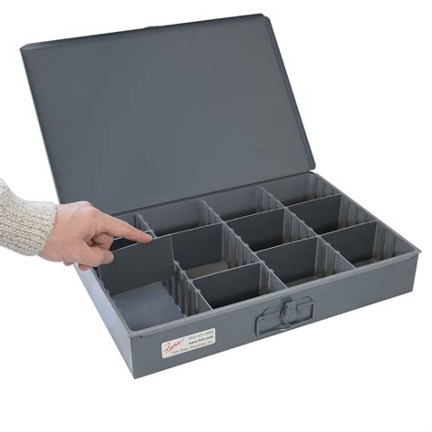 metal box file organiser|7x14x2' high metal storage box.